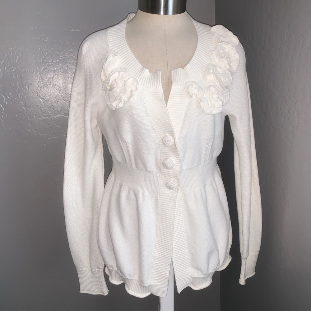 DKNY Button Up Cardigan